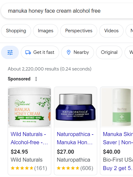 Optimized titles in Google Shopping Ads