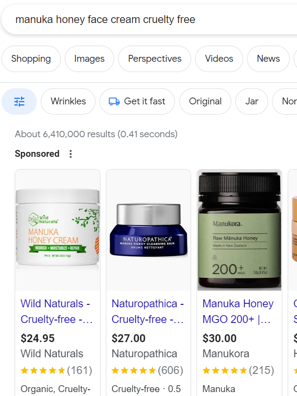 Optimized titles in Google Shopping Ads