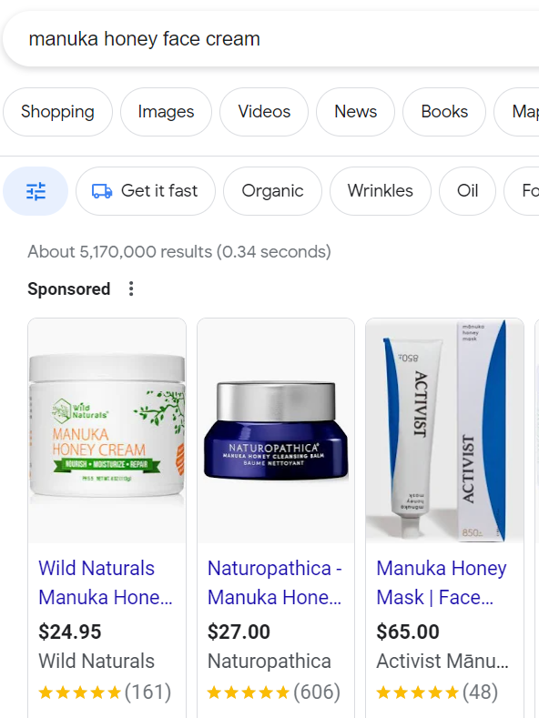 Optimized titles in Google Shopping