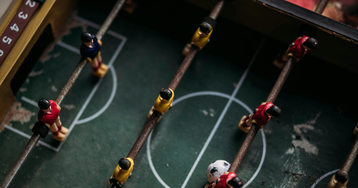 Table football rusty